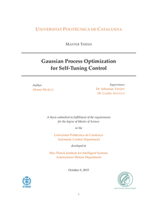 Gaussian Process Optimization for Self-Tuning Control